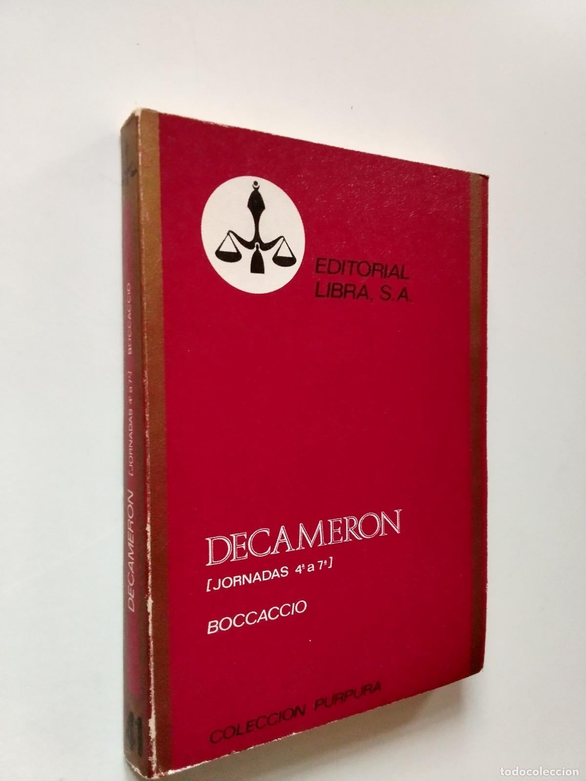 Libros: Boccaccio - El Decamer&oacute;n (Jornadas 4&ordf; a 7&ordf;) - Foto 1