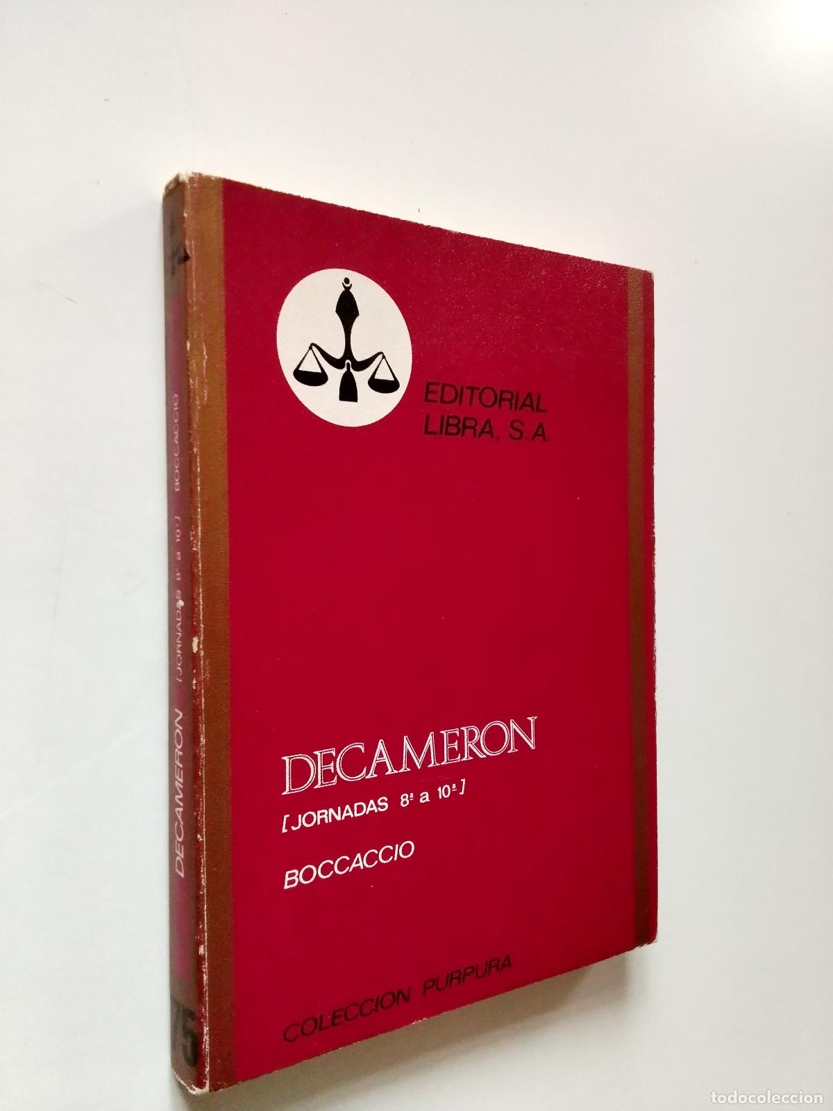 Libros: Boccaccio - El Decamer&oacute;n (Jornadas 8&ordf; a 10&ordf;) - Foto 1