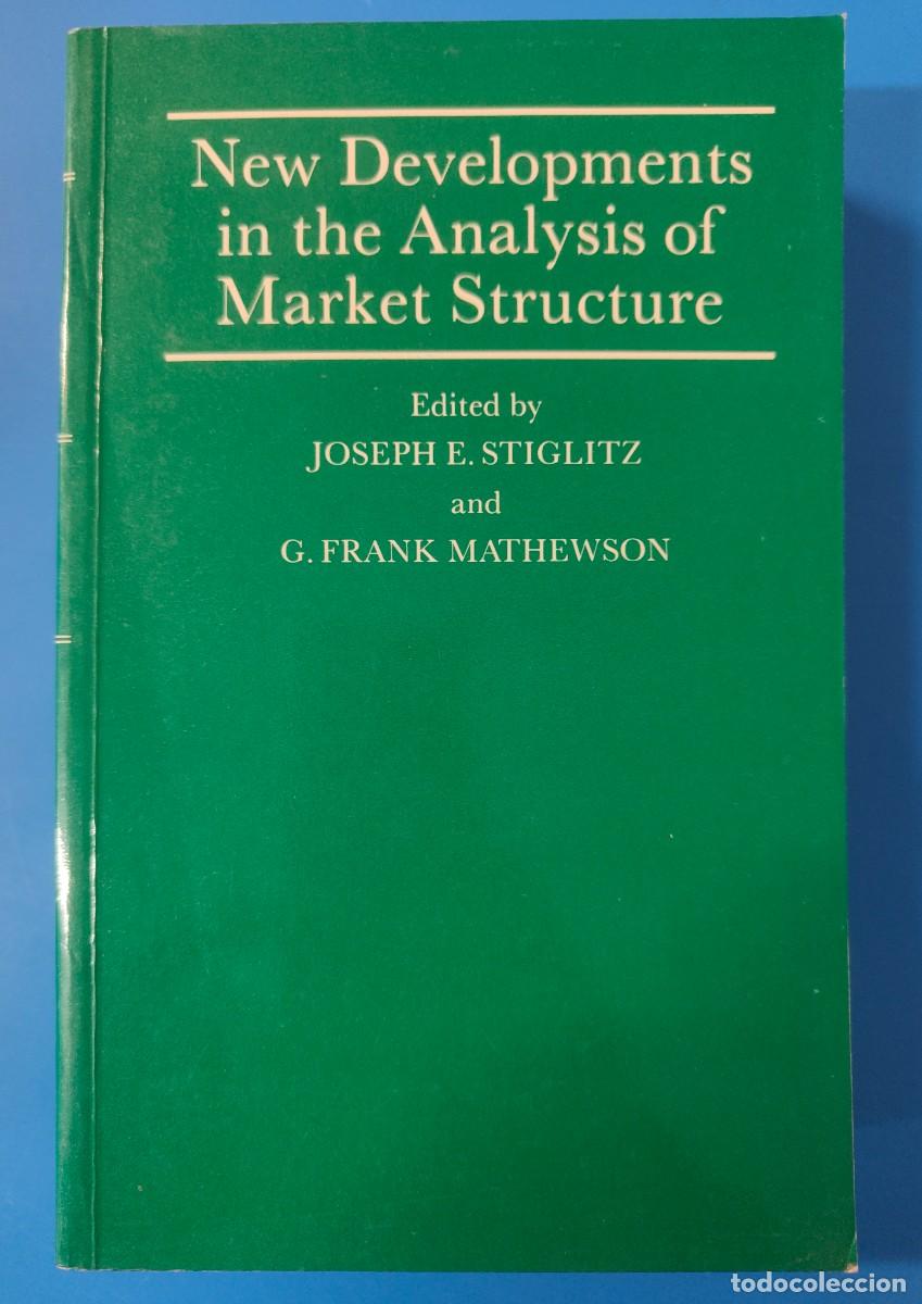 Libros: NEW DEVELOPMENTS IN THE ANALYSIS OF MARKET STRUCTURE / EN INGLES - Foto 1