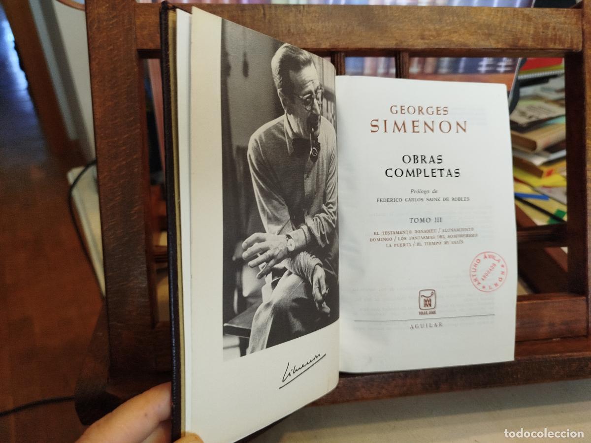 Libros: Obras completas (3 Vol.) - Simenon, Georges (1903-1989) - Foto 6