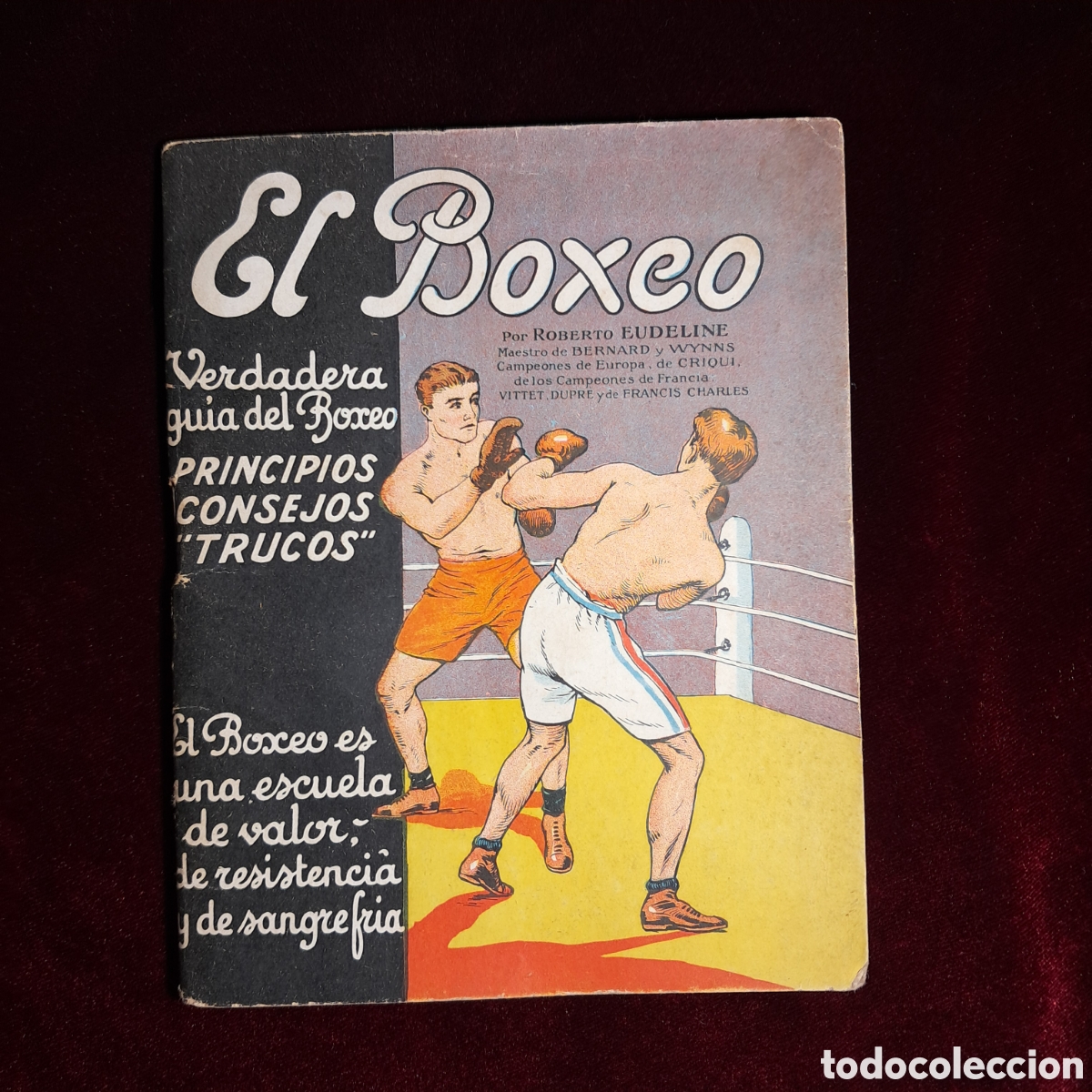 Libros: EL BOXEO. Roberto Eudeline. Ed. Espa&ntilde;olas. S.f - Foto 1
