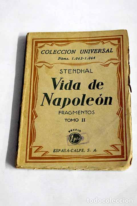 Libros: Vida de Napoleon: fragmentos, tomo II.- Stendhal - Foto 1