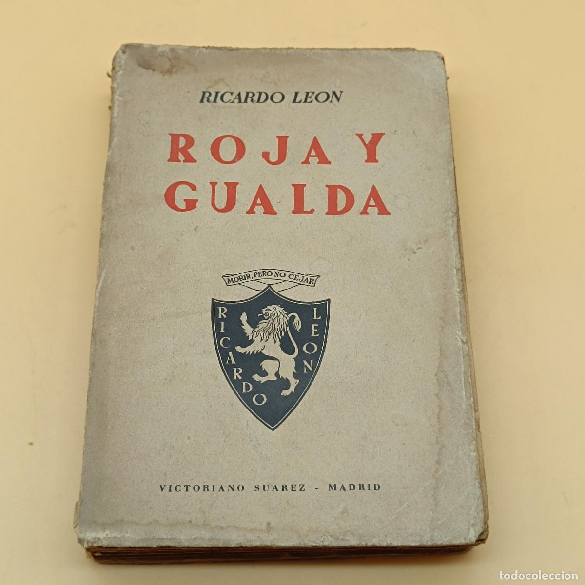Libros: LIBRO ROJA Y GUALDA. VICTORIANO SUAREZ. 1940. ET. - Foto 1