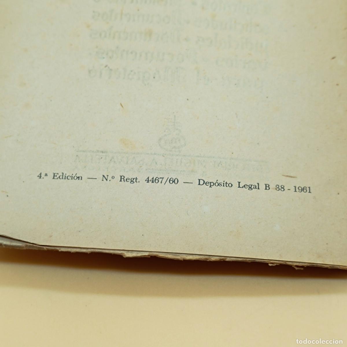 Libros: LIBRO FORMULARIO DE DOCUMENTOS. 1961. EDITORIAL MIGUEL A.SALVATERRA. ET. - Foto 2