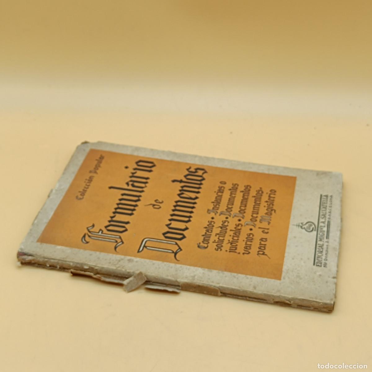 Libros: LIBRO FORMULARIO DE DOCUMENTOS. 1961. EDITORIAL MIGUEL A.SALVATERRA. ET. - Foto 5