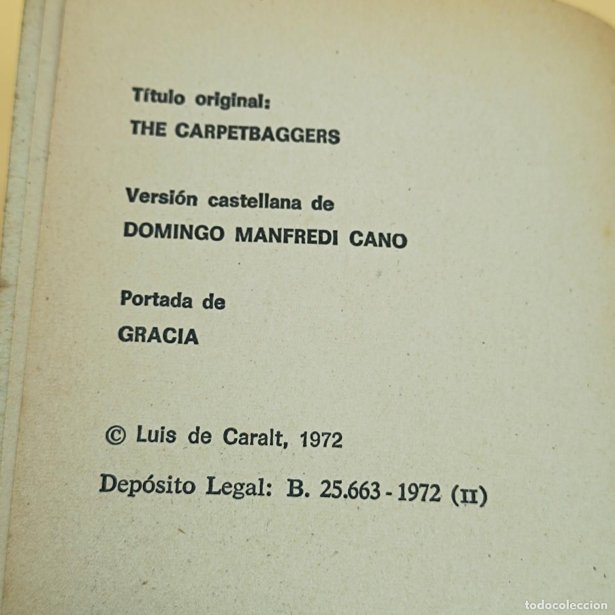 Libros: LIBRO LOS INSACIABLES. HAROLD ROBBINS. 1972. ET. - Foto 2