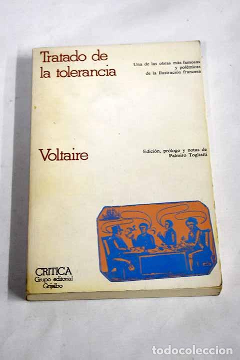 Libros: Tratado de la tolerancia.- Voltaire - Foto 1