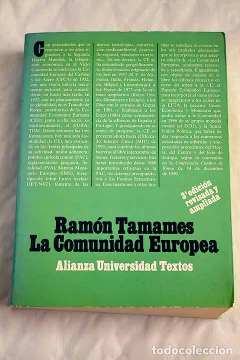 Libros: La Comunidad Europea.- Tamames, Ram&oacute;n - Foto 1