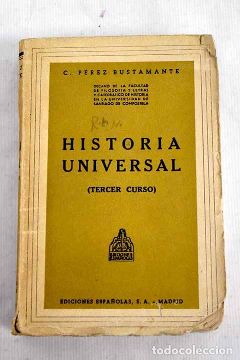 Libros: Compendio de historia universal.- P&eacute;rez-Bustamante, Ciriaco - Foto 1