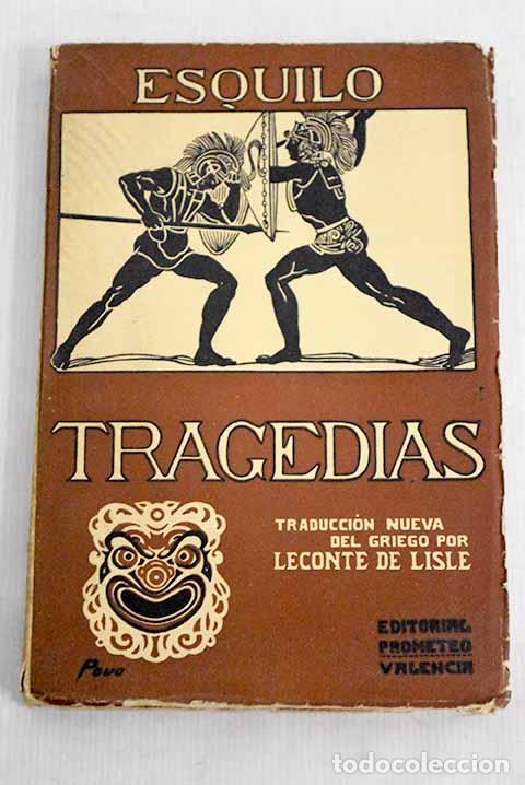Libros: Tragedias: Esquilo: Edit. Prometeo..- Esquilo - Foto 1