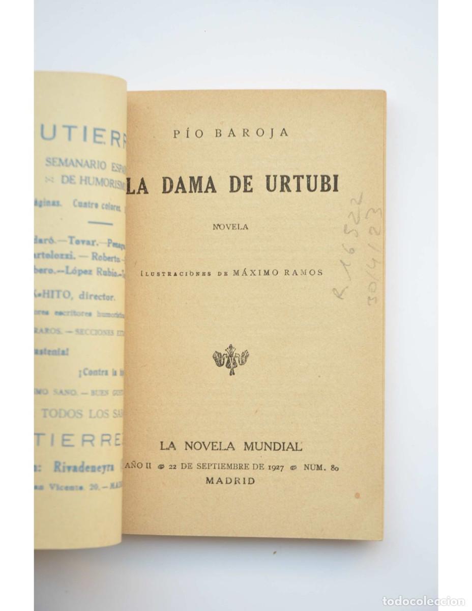 Libros: La dama de Urtubi : novela - BAROJA, P&iacute;o - Foto 3