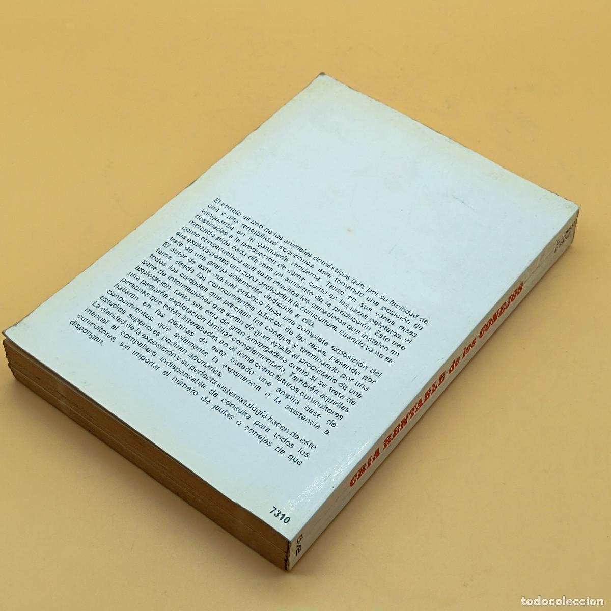 Libros: LIBRO GUIA RENTABLE DE LOS CONEJOS. MANUAL PRACTICO. 1981. EDITORIAL DE VECCHI. ET. - Foto 2