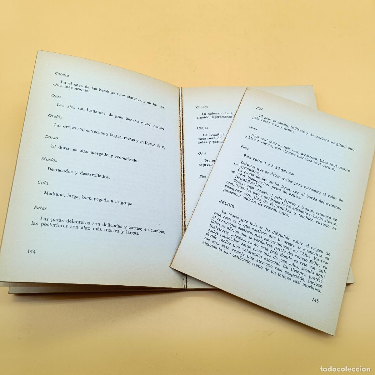 Libros: LIBRO GUIA RENTABLE DE LOS CONEJOS. MANUAL PRACTICO. 1981. EDITORIAL DE VECCHI. ET. - Foto 4