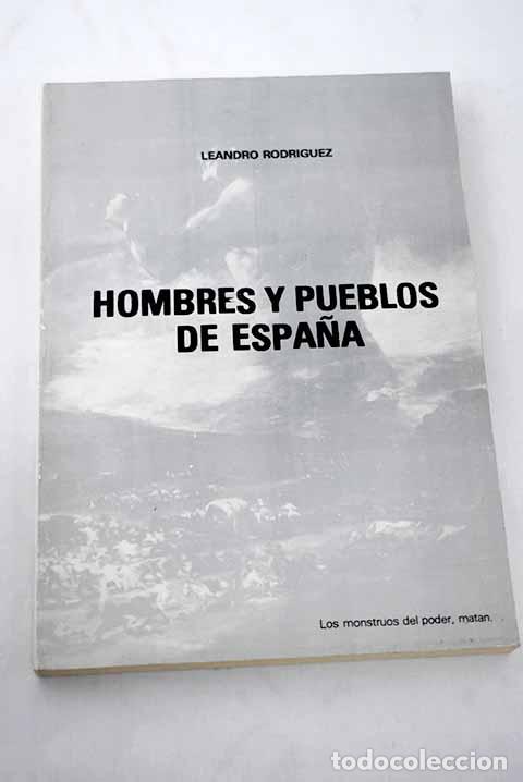 Libros: Hombres y pueblos de Espa&ntilde;a.- Rodr&iacute;guez, Leandro - Foto 1