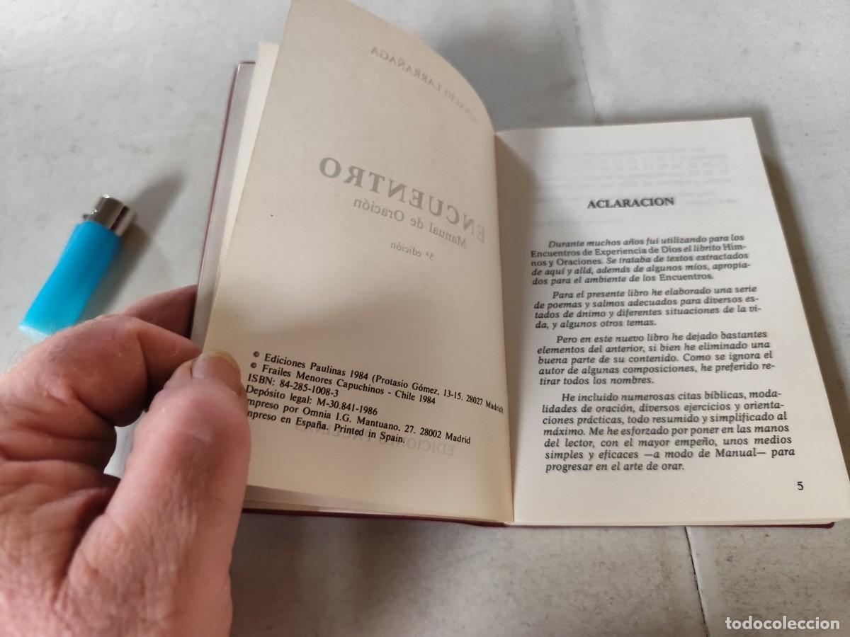 Libros: ENCUENTRO / IGNACIO LARRA&Ntilde;AGA / CMA 103 / PAULINAS - Foto 7