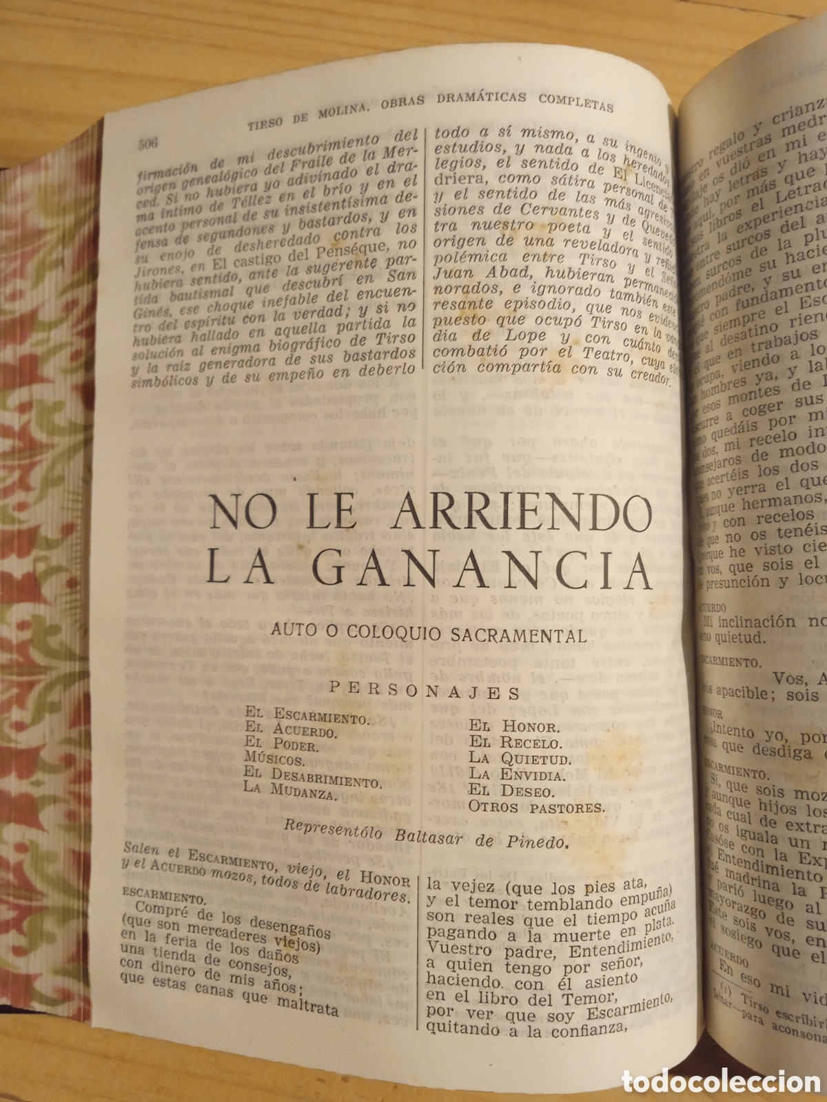 Libros: Tirso de Molina - obras Dram&aacute;ticas Completas 1 - Aguilar - Foto 9