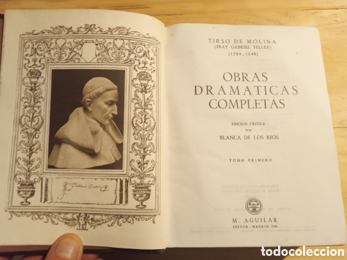Libros: Tirso de Molina - obras Dram&aacute;ticas Completas 1 - Aguilar - Foto 1
