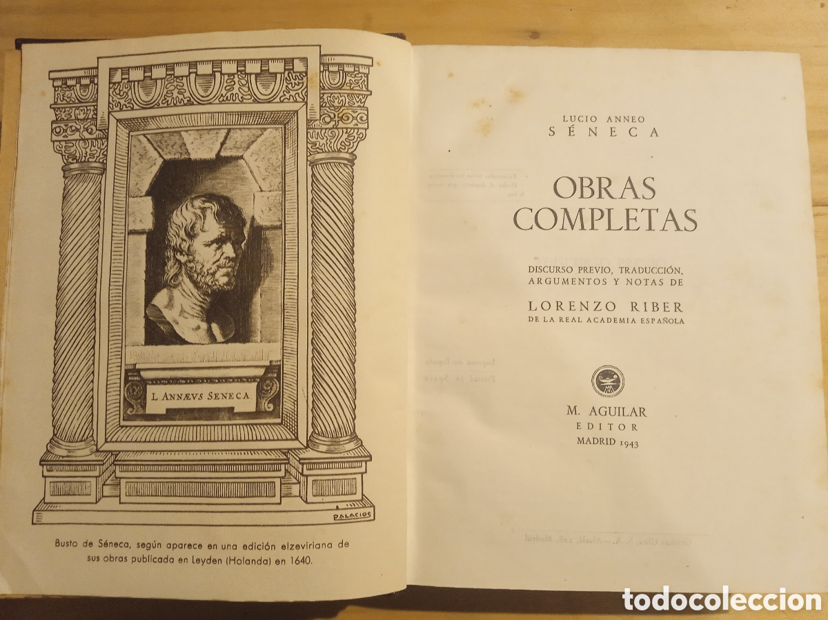 Libros: Obras Completas de S&eacute;neca - Aguilar - Foto 7
