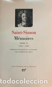 Libros: M&eacute;moires. Tomo (II) 1702-1708. - Foto 1