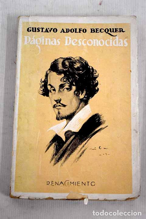 Libros: P&aacute;ginas desconocidas.- B&eacute;cquer, Gustavo Adolfo - Foto 1