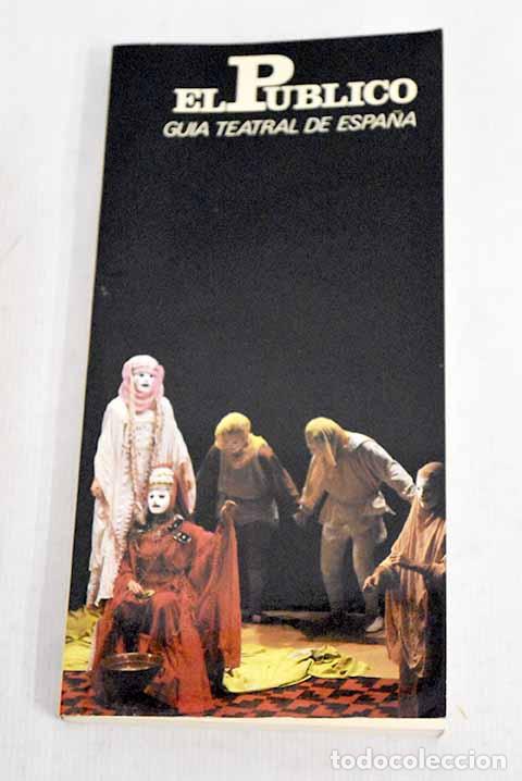 Libros: Gu&iacute;a teatral de Espa&ntilde;a
