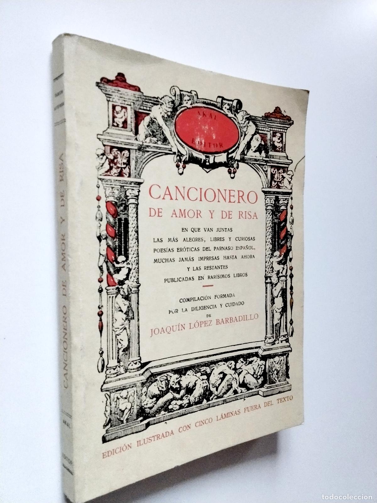 Libros: VV. AA. (Edici&oacute;n de Joaqu&iacute;n Salas Barbadillo) - Cancionero de amor y de risa - Foto 1