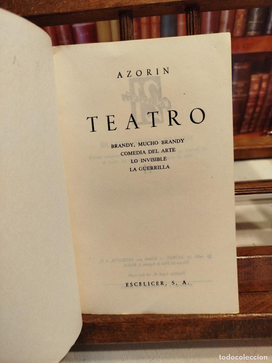 Libros: Teatro - Azor&iacute;n (1873-1967) - Foto 5