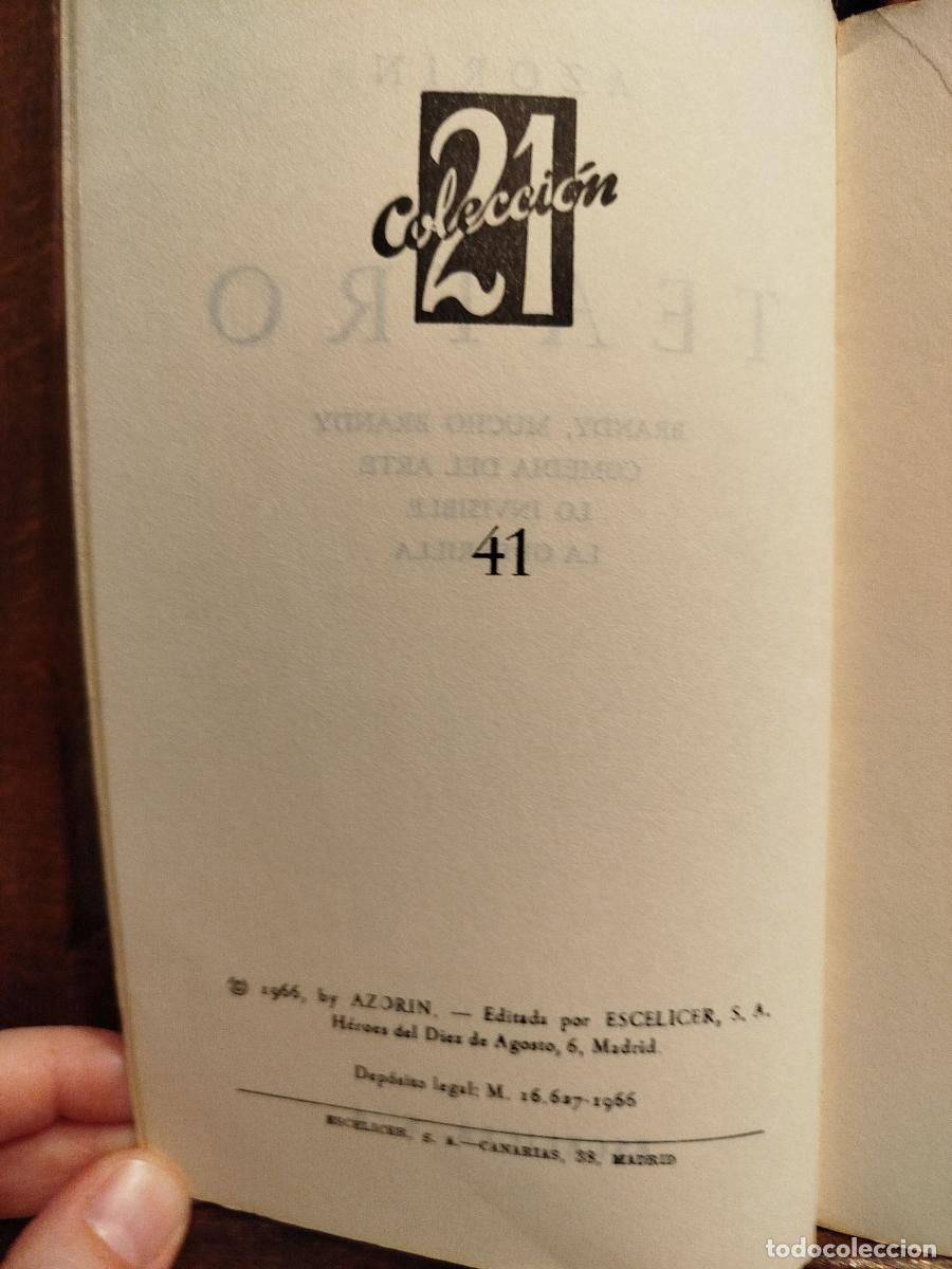 Libros: Teatro - Azor&iacute;n (1873-1967) - Foto 6