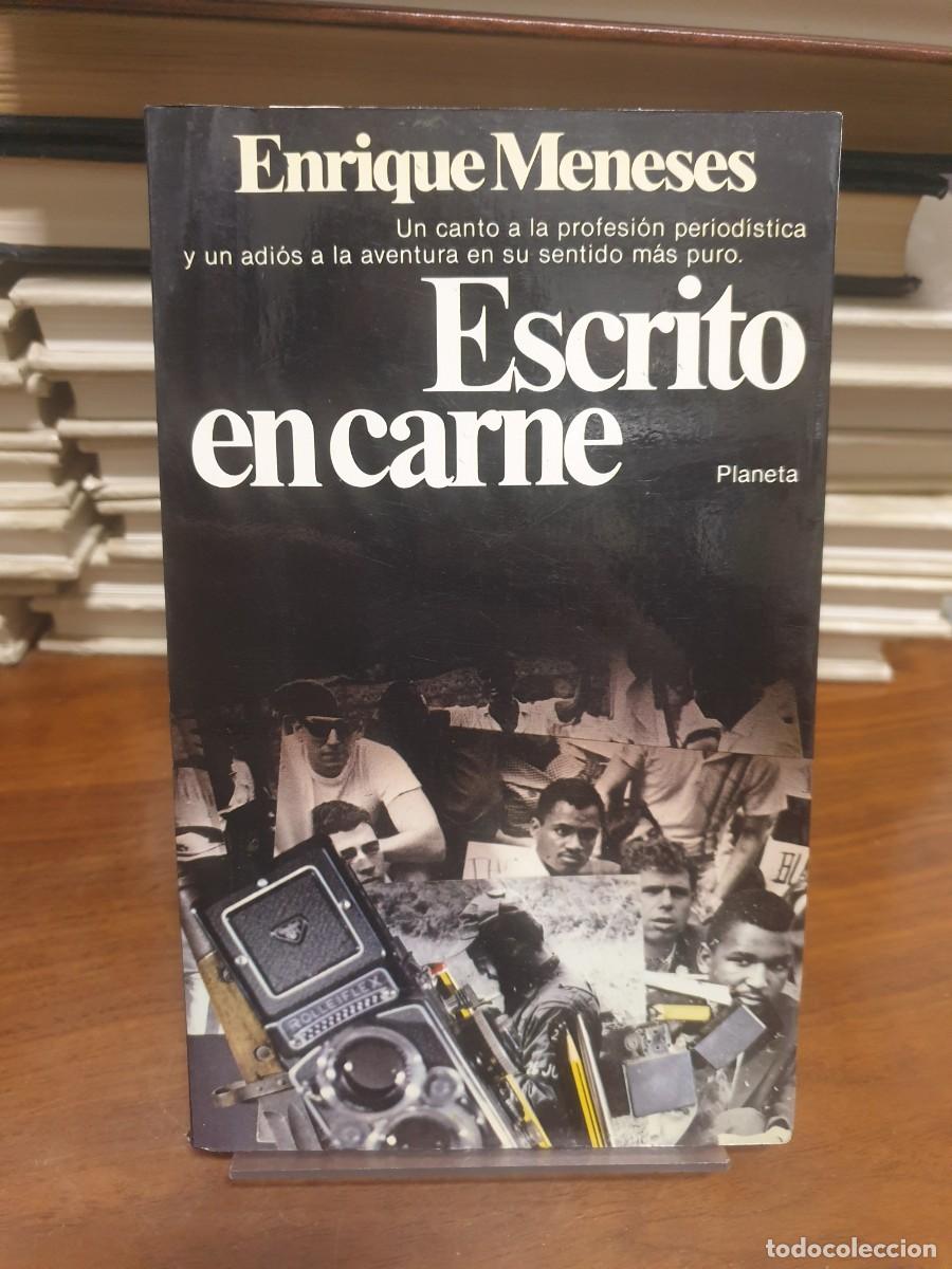 Libros: ESCRITO EN CARNE. ENRIQUE MENESES - Foto 1