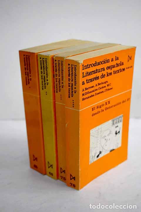 Libros: Introducci&oacute;n a la literatura espa&ntilde;ola a trav&eacute;s de los textos - Foto 1