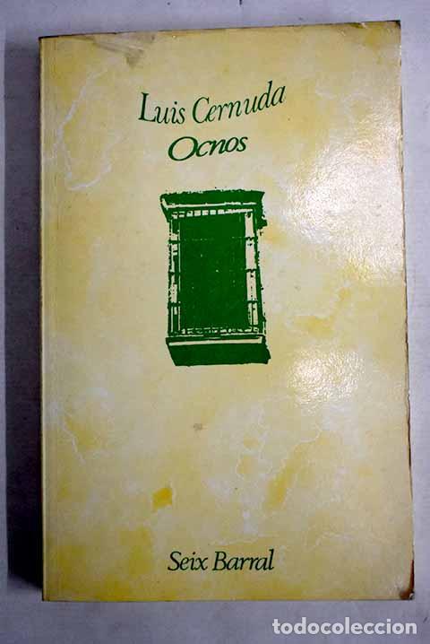 Libros: Ocnos: Cernuda, Luis.- Cernuda, Luis - Foto 1