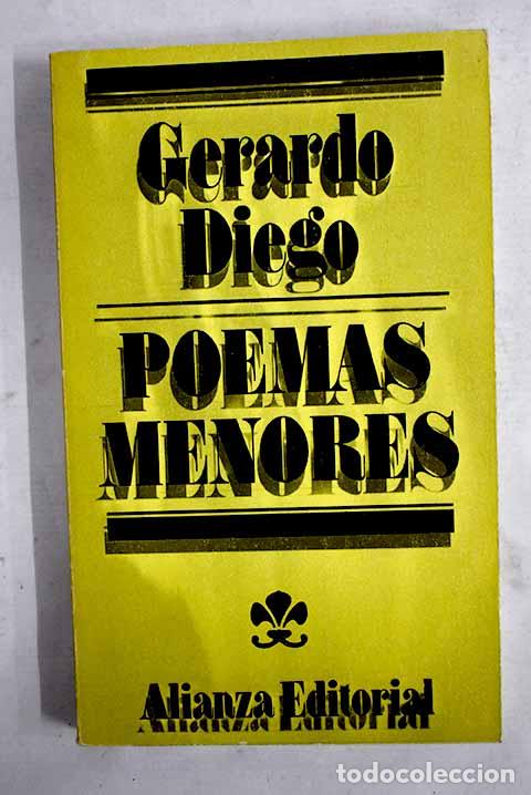 Libros: Poemas menores: Diego, Gerardo.- Diego, Gerardo - Foto 1