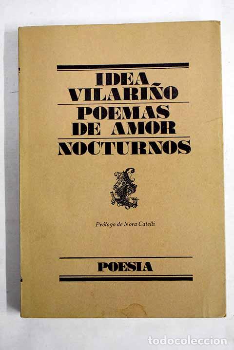 Libros: Poemas de amor nocturnos.- Vilari&ntilde;o, Idea - Foto 1