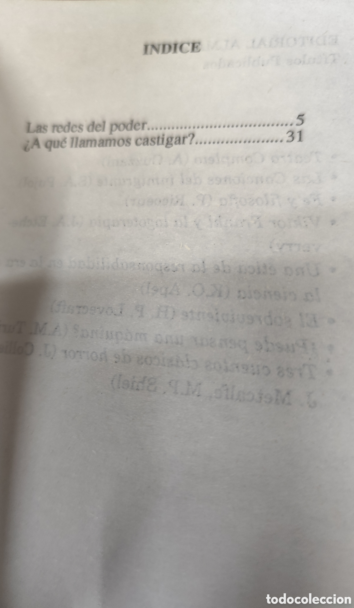 Libros: LAS REDES DEL PODER. Colecci&oacute;n M&iacute;nima. A&ntilde;o 1991 - FOUCAULT,Michel - Foto 3