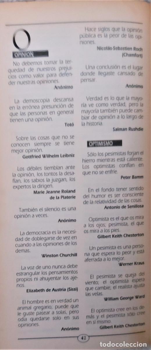 Libros: EL LIBRO DE LAS CITAS Y EL LIBRO DE LO INCREIBLE - MUY INTERESANTE - Foto 5