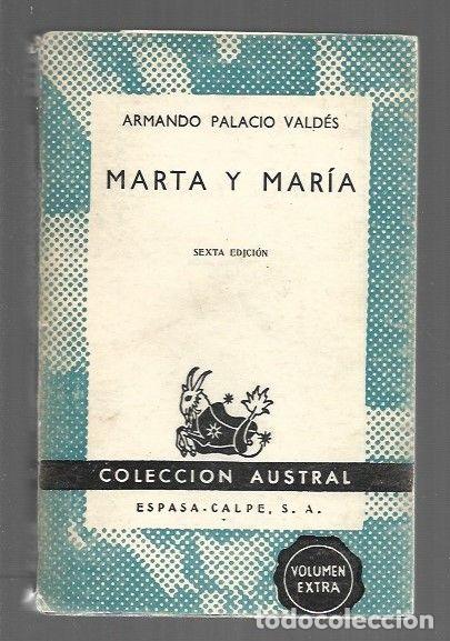 Libros: MARTA Y MARIA - PALACIO VALDES, ARMANDO - Foto 1