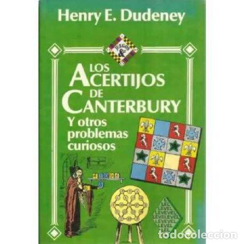 Libros: LOS ACERTIJOS DE CANTERBURY - DUDENEY, HENRY E. - Foto 1