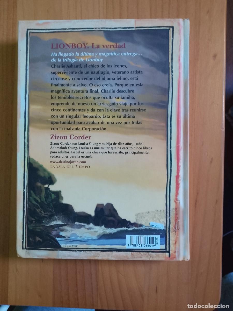 Libros: LIONBOY - LA VERDAD - ZIZOU CORDER - EN ESTADO IMPECABLE - Foto 2
