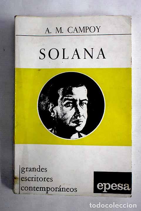Libros: Solana: Campoy, A. M..- Campoy, A. M. - Foto 1