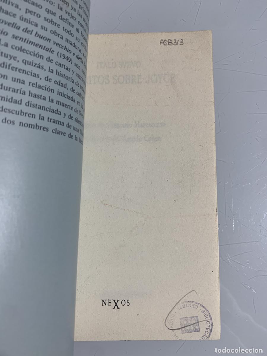 Libros: ESCRITOS SOBRE JOYCE - Italo Svevo - Foto 2