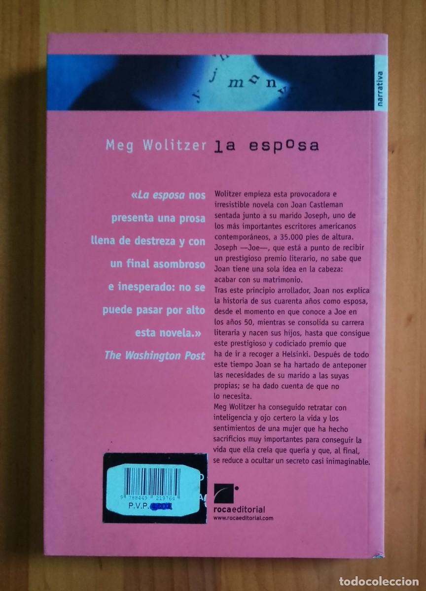 Libros: LA ESPOSA - MEG WOLITZER - EN IMPECABLE ESTADO - Foto 2