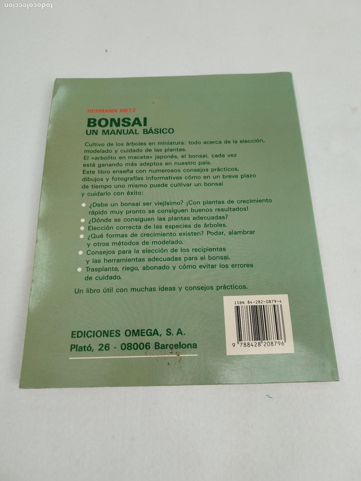 Libros: bonsai, hermann metz, manual basico - c179 - Foto 7