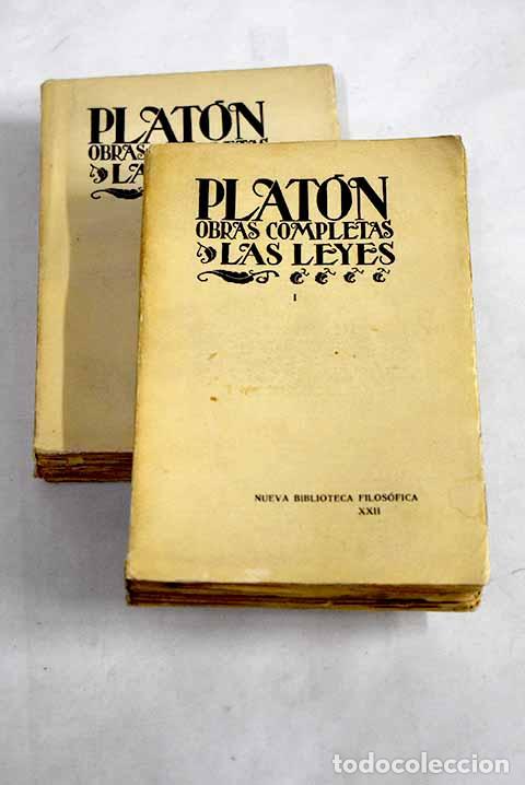 Libros: Las leyes: Plat&oacute;n: [s.n.]..- Plat&oacute;n - Foto 1