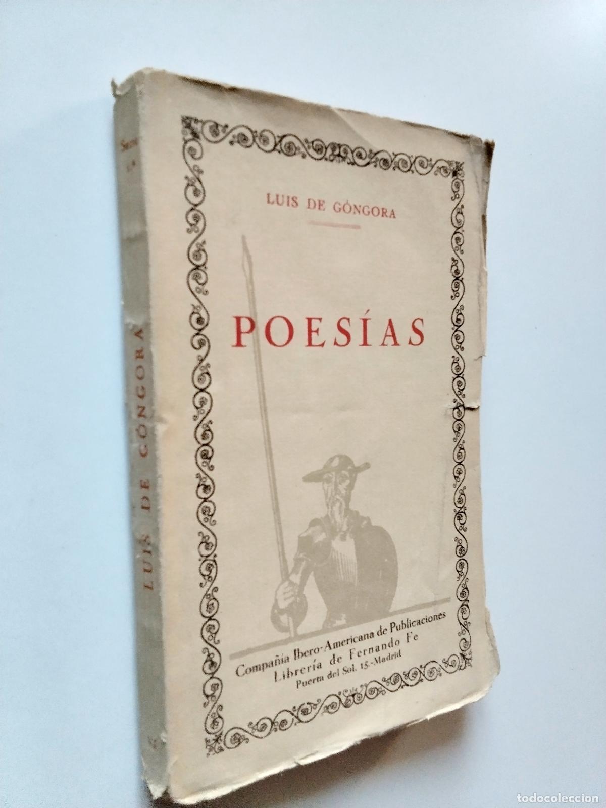 Libros: Luis de G&oacute;ngora - Poes&iacute;as - Foto 1