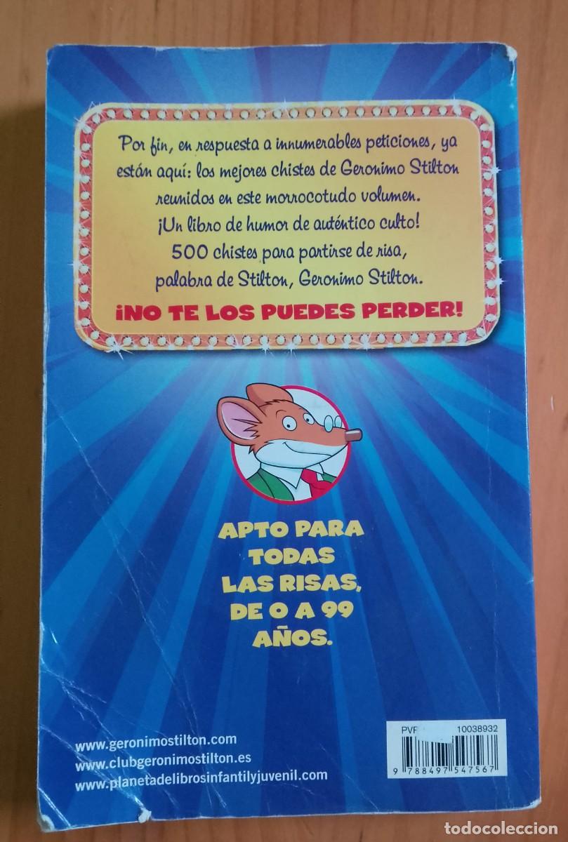 Libros: LOS CHISTES M&Aacute;S MORROCOTUDOS - GERONIMO STILTON - Foto 2