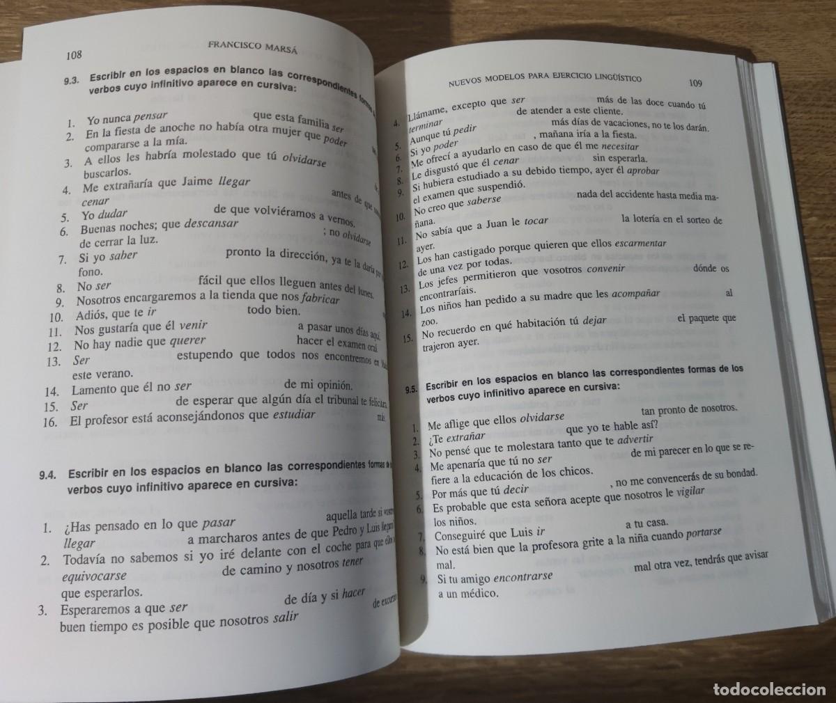 Libros: Libro - Nuevos modelos para ejercicio ling&uuml;&iacute;stico (1997) Francisco Mars&aacute; - Foto 6