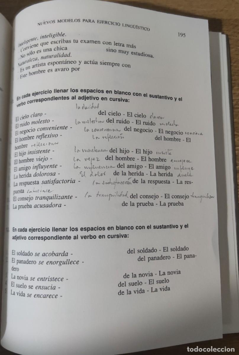 Libros: Libro - Nuevos modelos para ejercicio ling&uuml;&iacute;stico (1997) Francisco Mars&aacute; - Foto 7