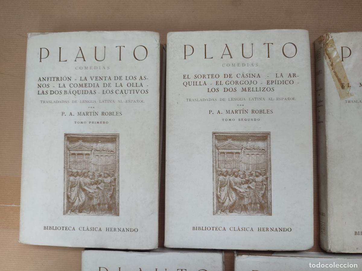 Libros: Comedias. 5 TOMOS - Plauto - Foto 3