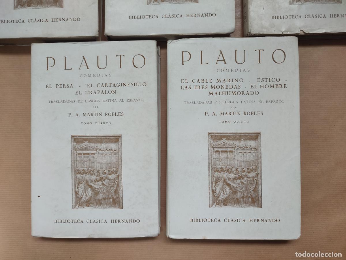 Libros: Comedias. 5 TOMOS - Plauto - Foto 4