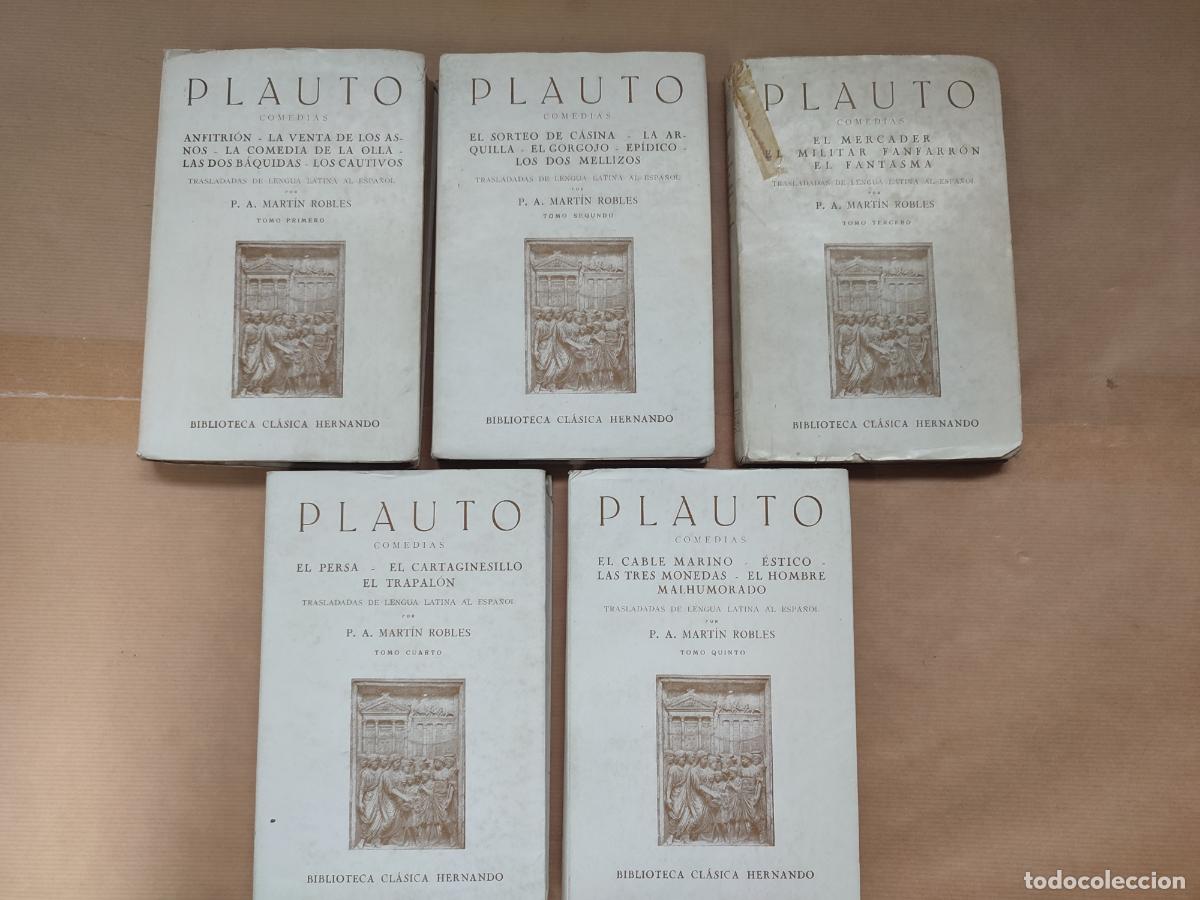 Libros: Comedias. 5 TOMOS - Plauto - Foto 1